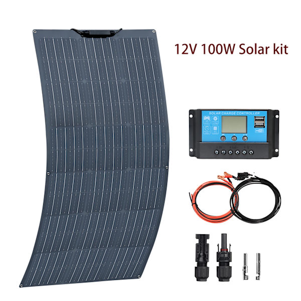 Solpanel, 50W, 12V,12V 100W Solarkit