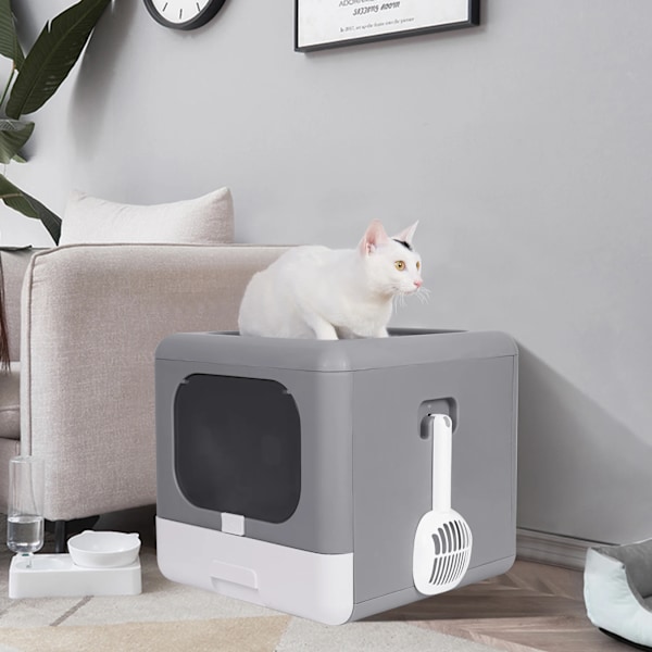 Kattebakke, Foldbart Design, Nem Adgang, GRÅ