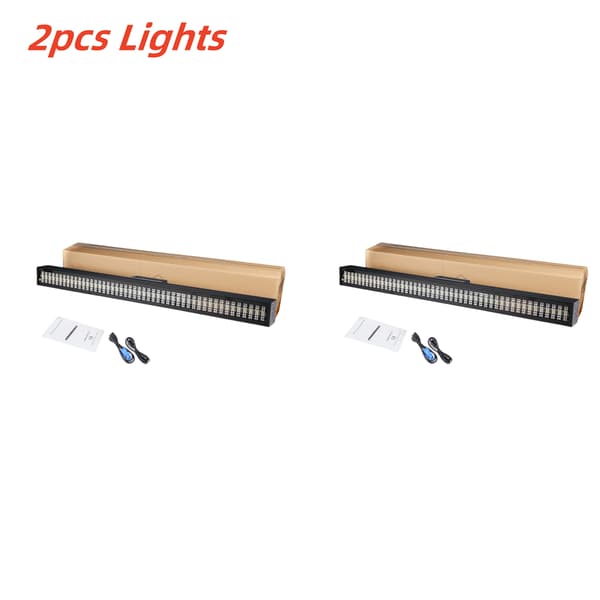 Scenebelysningseffekt, 200W strømforbrug, variable strobelys hastigheder, DMX kontrol, 2PCS lys, Eu stik