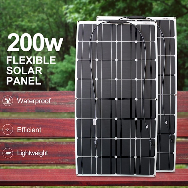 300W Flexibelt Solpanelssystem, Hög Effektivitet, Lättviktig Design,200w solpanel 200W Solar Panel 200w solar panel