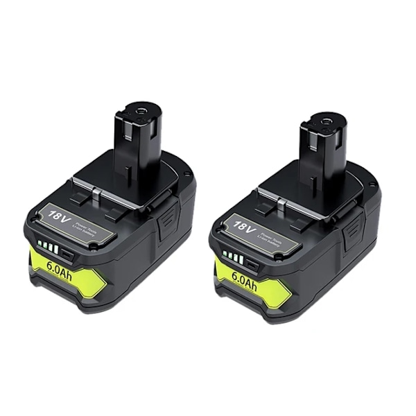 Ryobi 18V Lithium-ion Batteri, Kompatibel med Ryobi One P108 P102 P103, Langvarig og Trådløs C