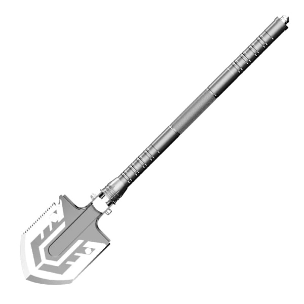 Multifunktionel udendørs skovl, 68cm samlet længde, taktisk bladlængde 8,8cm.,D15-30 D15-30 D15-30