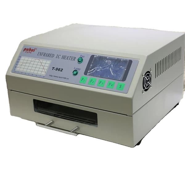 Infrarød IC-varmer, røgkanal, BGA SMD rework, puhui T-962, 220V