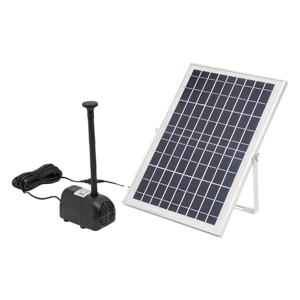 Solvattenpump, Justerbar Flödeshastighet, Miljövänlig, svart