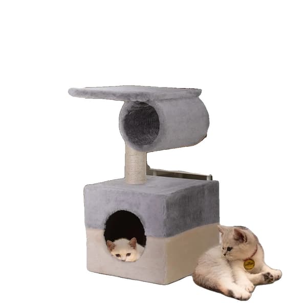 Kattträd, Trämaterial, Dubbel nivåer