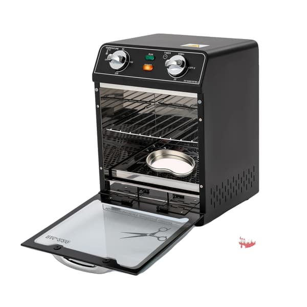 Sterilisator, Justerbar Temperatur, Hurtig Desinfektion, Sort