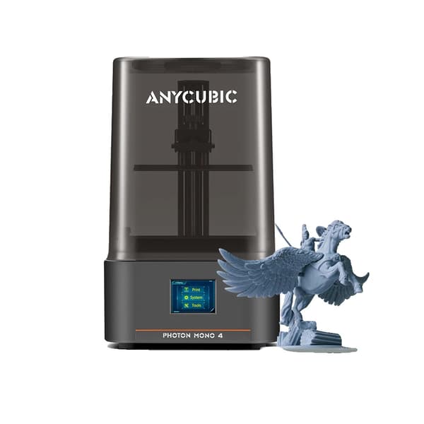 Anycubic Photon Mono 4 3D-printer, 10K opløsning, 7-tommer højopløsningsskærm, Photon Mono 4