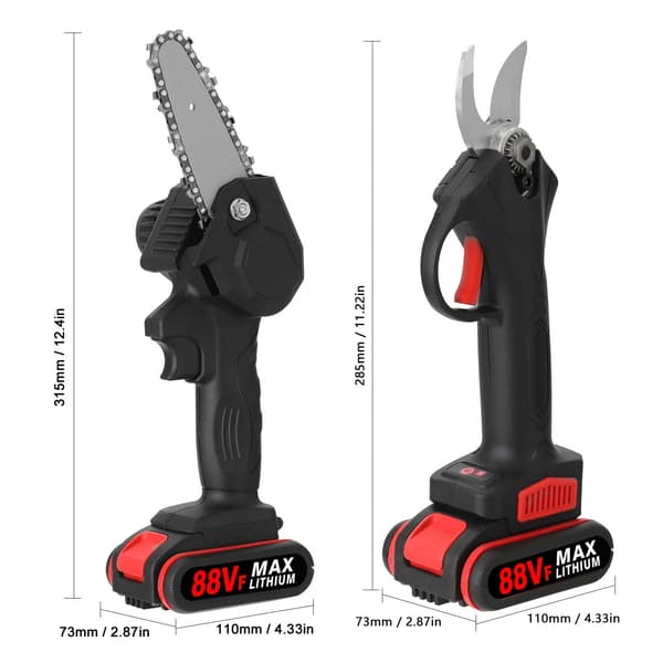 Elektriska Beskärningssaxar, Lätta, Ergonomisk Design, EU PLUG