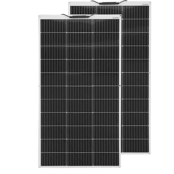Fleksibel Solpanel, 120W Effekt, 12V Spænding, Høj Effektivitet, 2 Stk 120W (240W)