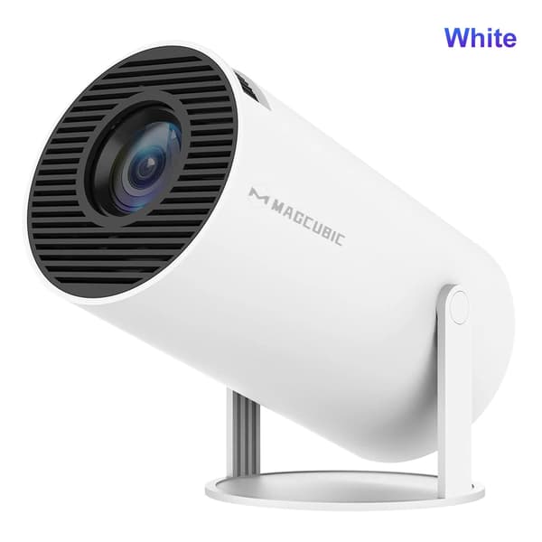 Projektor, Android 11, WiFi 6, HY300-Hvid, EU Stik