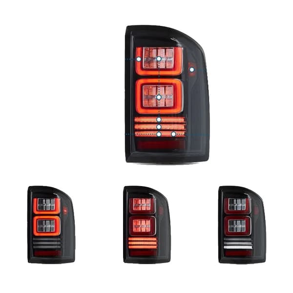 Baglygter, LED Blinklys, Vandtæt Design, normal