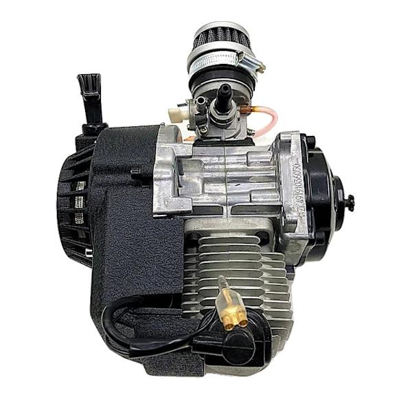 Motor, 49cc 2 Takts, Trækstart, Sort