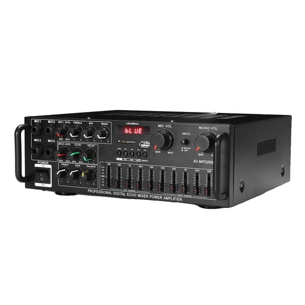 Forstærker, 2000W effektudgang, Bluetooth-forbindelse
