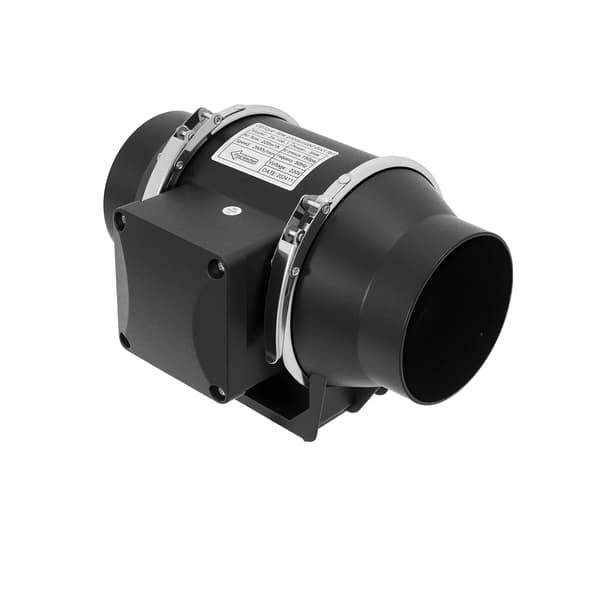 Afbudsventilator, Lavt støjniveau, Høj luftstrømsydelse, Sort, 220 V, EU
