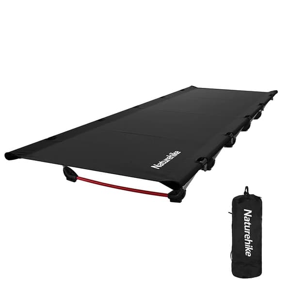 Campingvugge, ultralet bærbar design, holdbar konstruktion, Sort