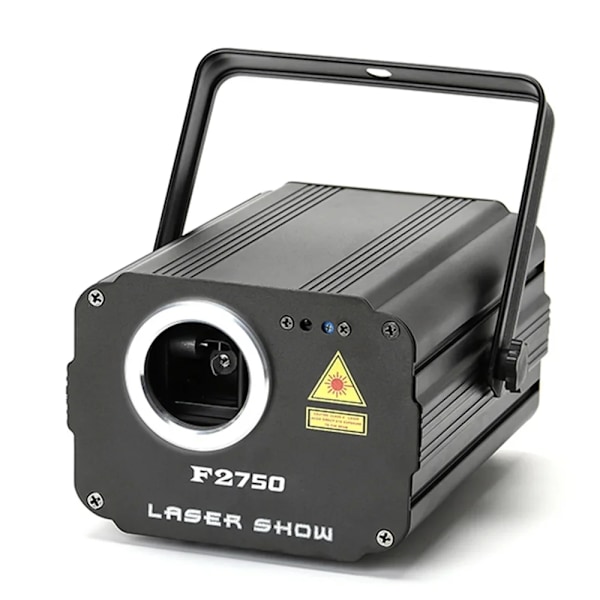 60W RGB DMX512 Scene Light, 1900 Mønstre, 15-20kpps Scanning System,Sort, EU-stik Black Black