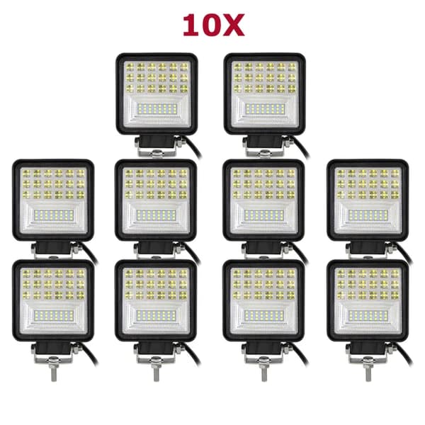LED Arbejdslys, 10 stk, Vandtæt, 10PCS