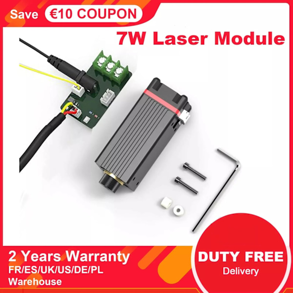 7W Lasergravermodule, Avanceret Køling, Lang Levetid,100% Helt NY NEJE 7W Modul 100% Brand NEJE 7W Module 100% Brand NEJE 7W Module