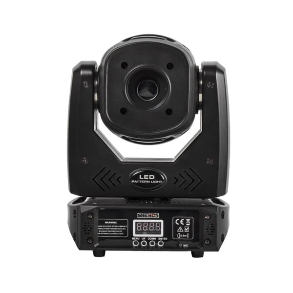 LED Moving Head Light, 540° Pan, 200° Tilt, 1 stk, EU -stik