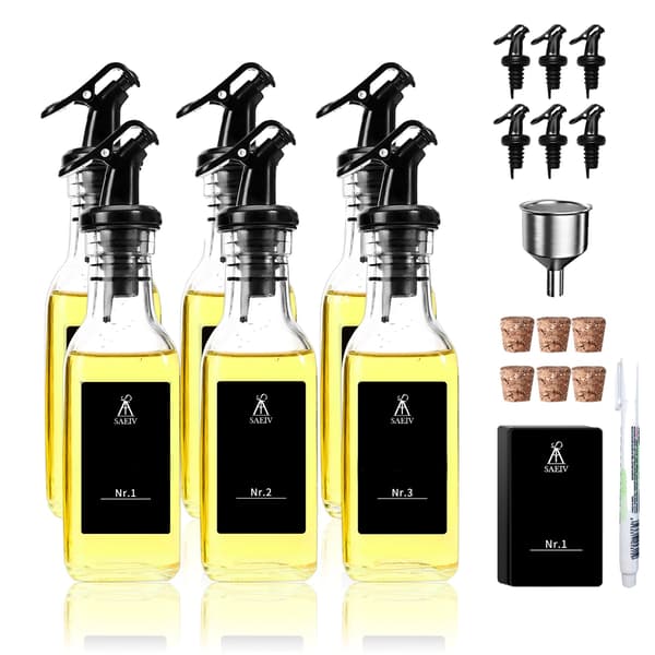 Olja Dispenser, Läckagesäker Design, Mångsidig Användning, 6 PCS
