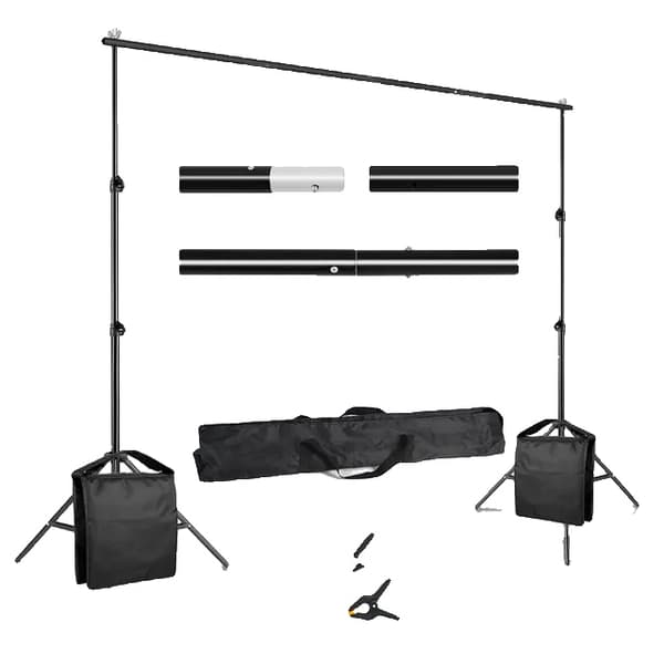 Baggrundsstativ, Justerbar Højde, Inkluderer Bærepose, 2x2M-a, Ny tilføj Sandbag-a