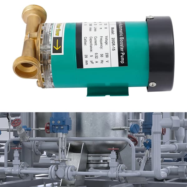Boosterpump, 120 W effekt, 25 l/min max flödeshastighet, 15 m pumplyft, 230V, EU