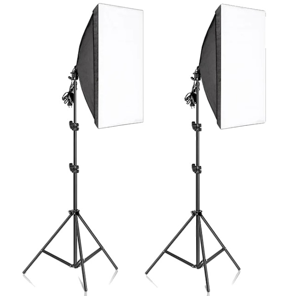 Fotografi Softbox, Kontinuerligt Lys System, 2M Stativ Tripod C