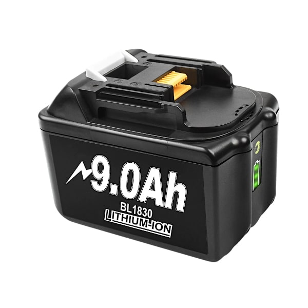 Makita 18V Batteri med 9000mAh Kapacitet, Avancerad Li-Ion Teknologi,1 stycke 9000mAh 1 Piece 9000mAh 1 Piece 9000mAh