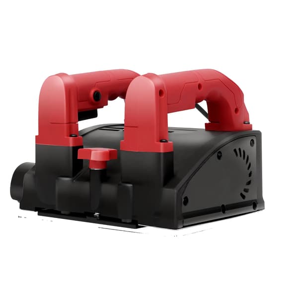Vægplaner, 1200W motor, 26 wolframstålblade, Rød