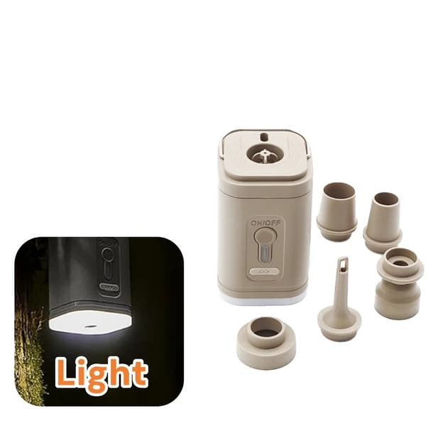 Luftpump, Trådlös Design, Hög Effektivitet, khaki