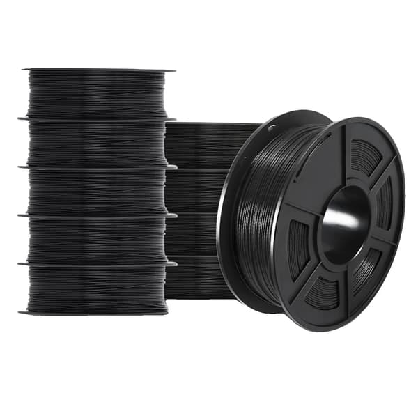 3D Filament, Holdbarhed, Miljøvenlig, PETG Sort 10