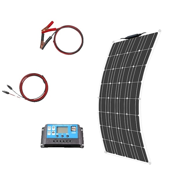 Solcellepanel sæt, Komplet 400w, Fleksibelt