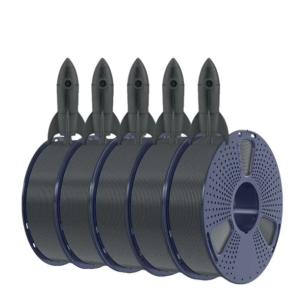 3D-printer filament, høj hastighed, høj fluiditet, 5 HSPLA Grå