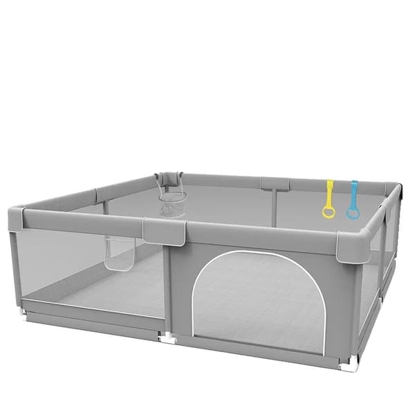 Babylegetårn, rummeligt 150x180cm, holdbart stofdesign, 150x180cm