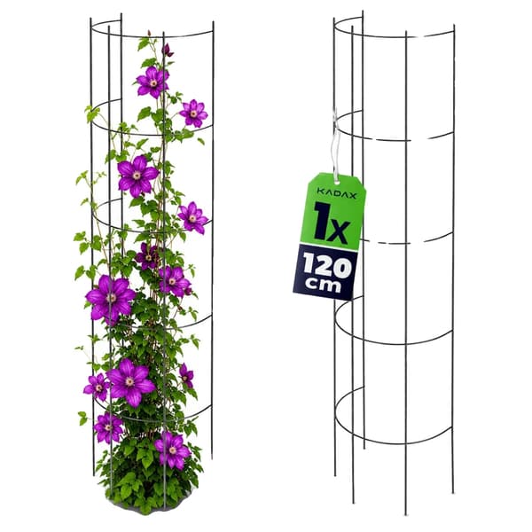 Pergola, Metal Konstruktions, 120 cm Højde, sort