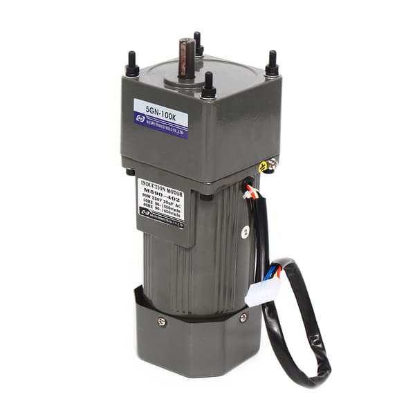 AC Drivmotor, 90W Effekt, 220V Spänning, 1:100 Utväxlingsförhållande, Variabel Hastighetskontroll, Återvändbar Funktion