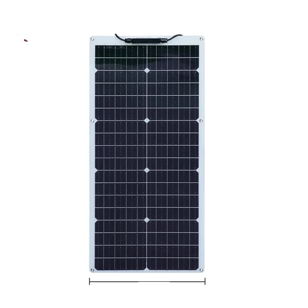 Solpanel, Flexibel Design, Hög Effektivitet, 19.8V 50W