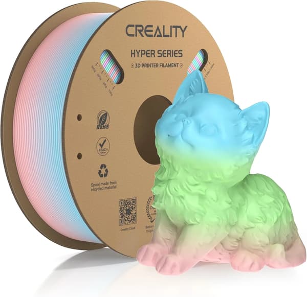 3D Filament, Høj Kvalitet, Multifarvet Gradient, Forårssø