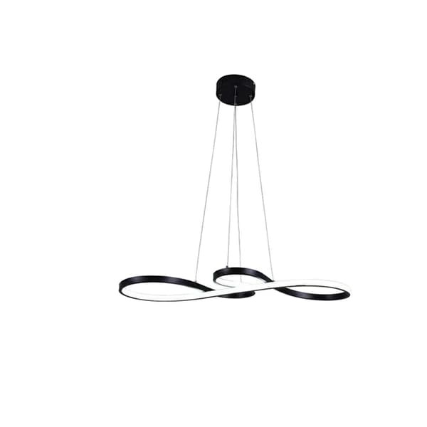 Pendellampe, Moderne Design, Energi Effektiv, sort L75cm 50W-b, Kold Hvid-b