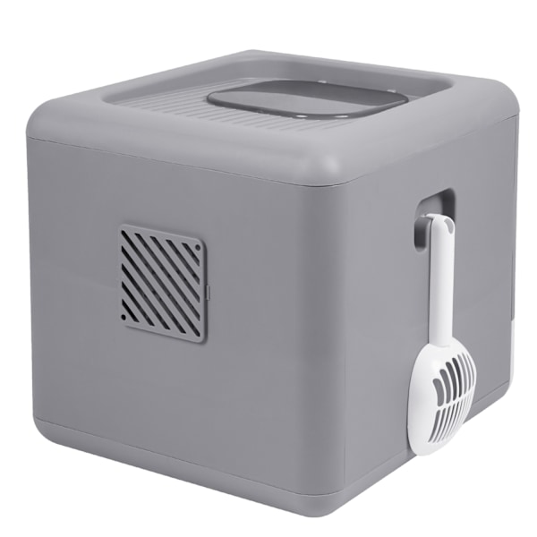 Kattlåda, Hopfällbar Design, Kattlåda Skopa Låda GRAY