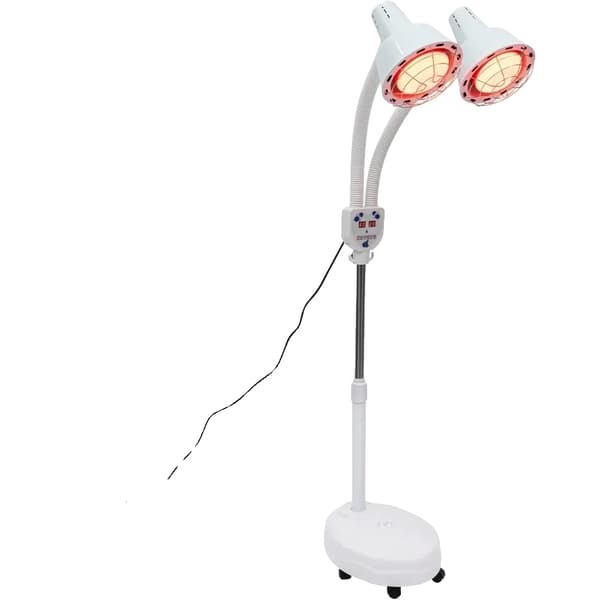 Infraröd Lampa, Dubbelhuvuddesign, Justerbar Timer, VIT, VIT
