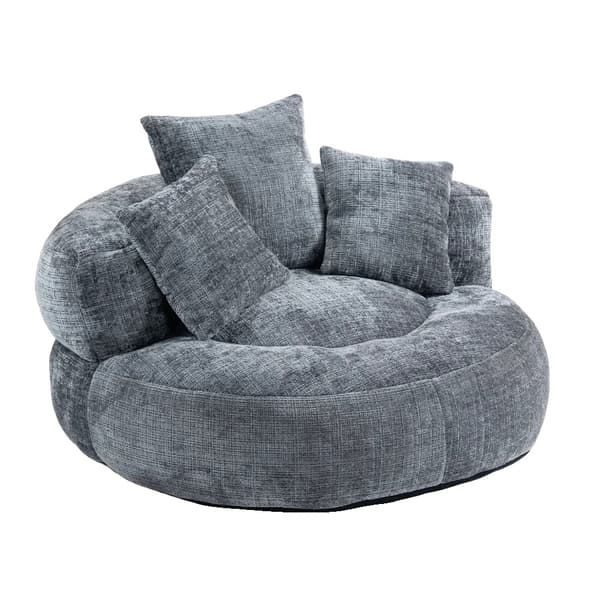 Lat Soffhängare, Hållbar Komfort, Mångsidig Design, Grå, En Säte