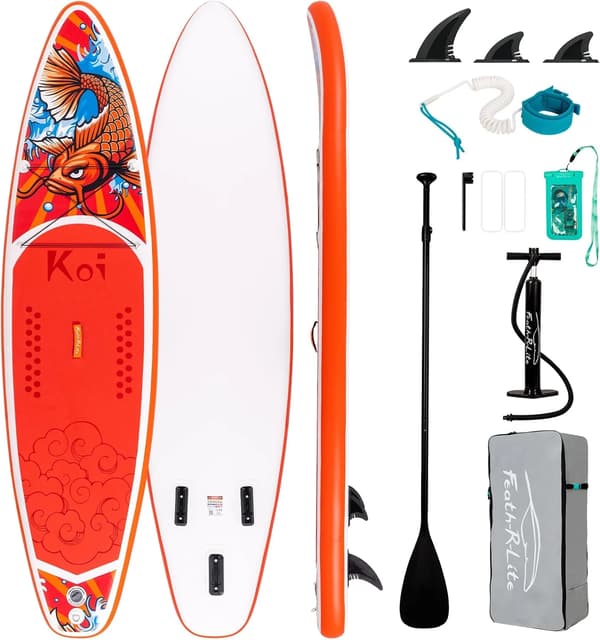 SUP Board, Oppusteligt Design, Holdbart Materiale, SUPFR01E