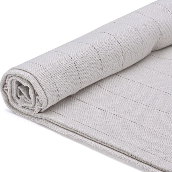 Primär Tufting Tyg Bakgrundstyg, Mattvävningsmaterial, Mattuftningspistol Broderityg Beige