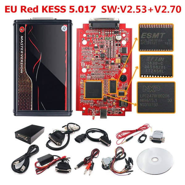 ECU Programmer, Avanceret Softwareversion, Ingen Tokenbegrænsning, KESS V5.017