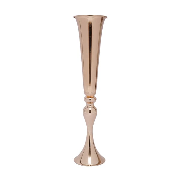 Blomsterkrukke, Høj Design, Holdbart Jernmateriale, Guld