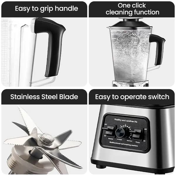 Blenderi, 6000W Teho, 2.5L Kapasiteetti, 2.5L, EU