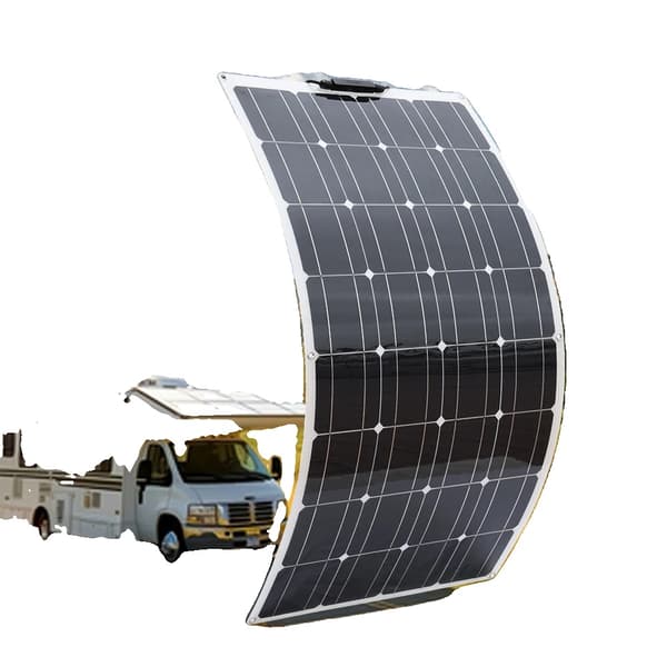 12V Flexibelt Solpanel, Monokristallint Kisel, 100w 1050x540mm