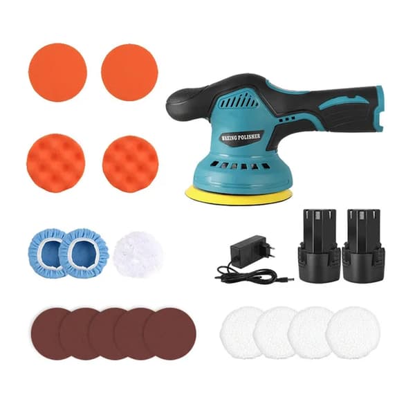 Auton kiillotuskone, 12V langaton, 8 vaihdetta
