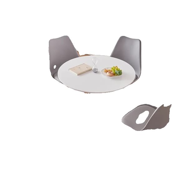Matbord Set, Modern Design, Mångsidig Användning, Grå matgrupper